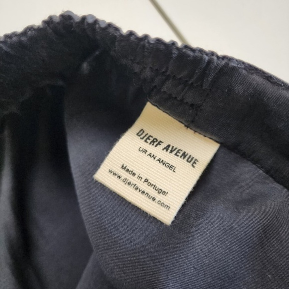 Djerf Avenue Womens On The Go Pants Size Small In Ash Black High Rise Loose Fit - Picture 8 of 14